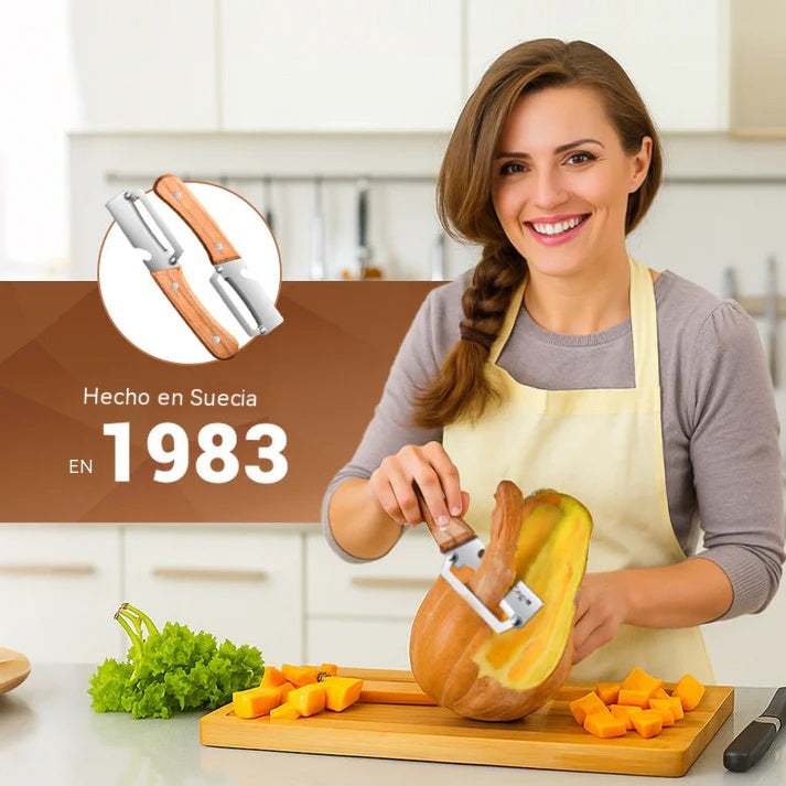 💥Compre 1 y obtenga 1 gratis(2 piezas)🔪Pelador multifuncional de acero inoxidable🧅