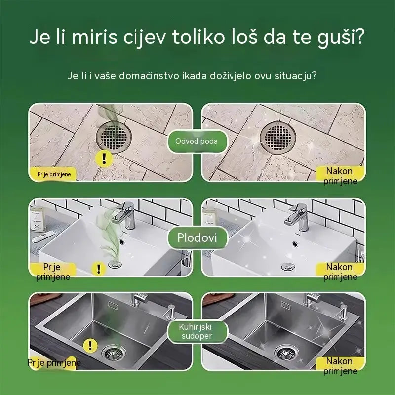 2 kutije (ukupno 100 tableta)🏠💧Drain dezodorans kapsule - bioenzimski sastav neutralizira mirise izravno na njihovom izvoru.