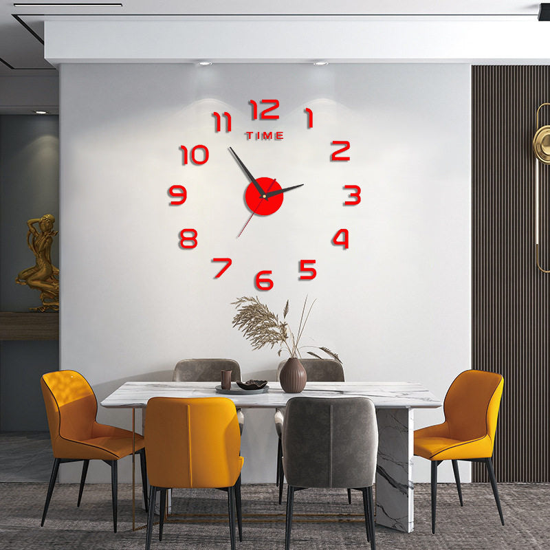 🕑✨Reloj de pared acrílico luminoso 3D sin necesidad de taladrar (requiere montaje)