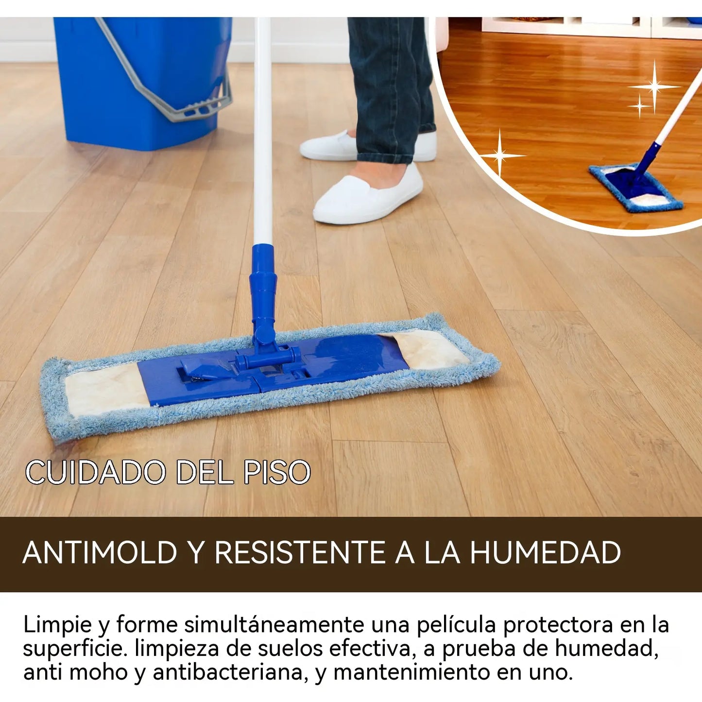 🔥Spray de cera de abeja natural micromolecular para el cuidado de muebles, mantenimiento y pulido de suelos.
