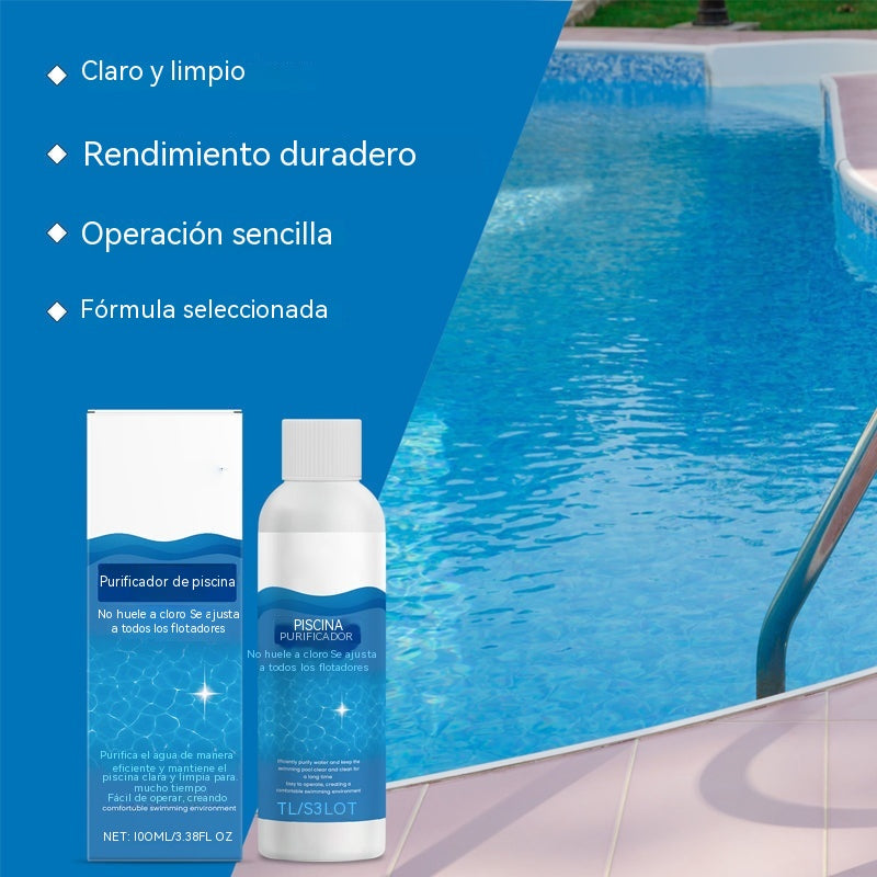 ⏰Compra 1 y recibe 1 gratis🏊♂️ 2 piezas 26 €🏊♂️ Líquido Clarificador para Piscinas – Agua Transparente en Horas, Sin Esfuerzo ✨