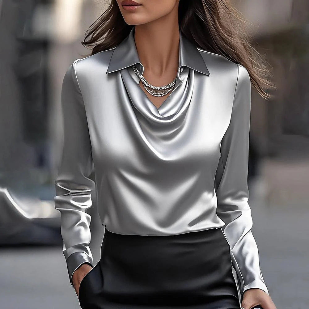 ✨【S-3XL】【40-100 kg】Nuevo top de seda helada de moda para mujer 2026, cómodo y refrescante