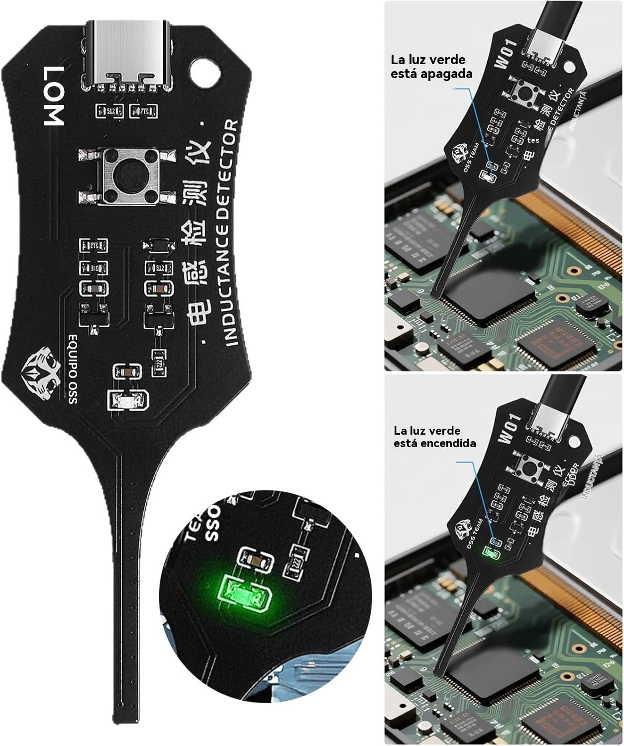⚡ 【30%OFF】【Compra uno y llévate otro gratis】Probador de inductancia OSS: Soluciona problemas rápidamente en dispositivos electrónicos
