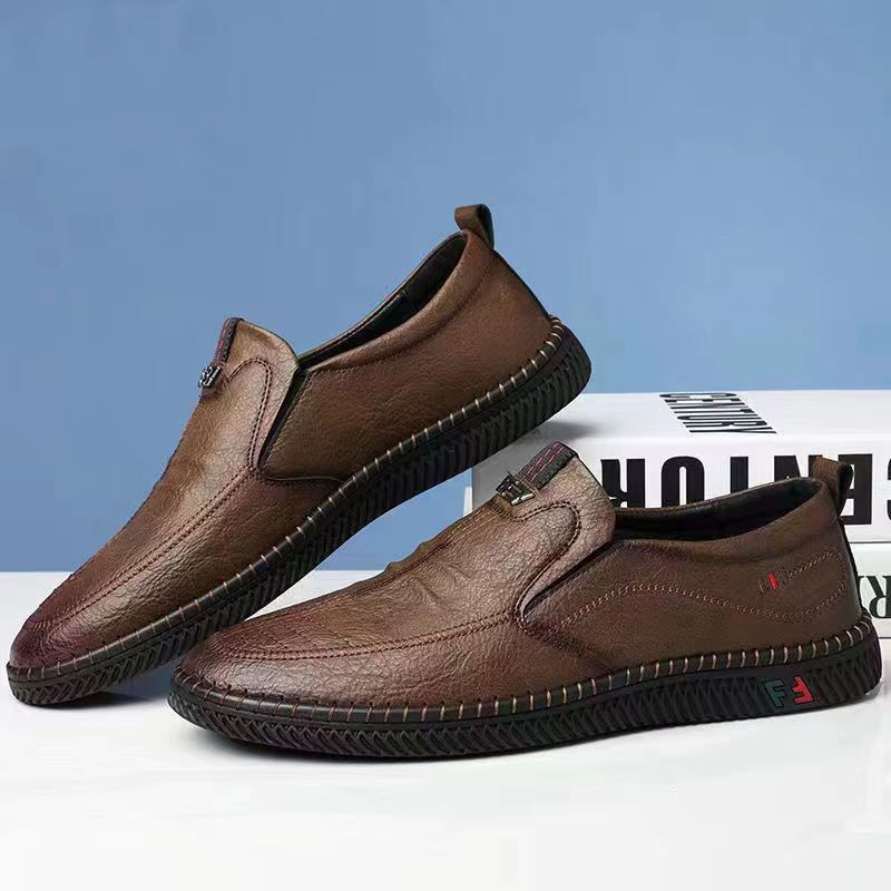【38-44】👞Kožené mäkké topánky pre starších mužov|Priedušné a pohodlné|Chôdza bez únavy