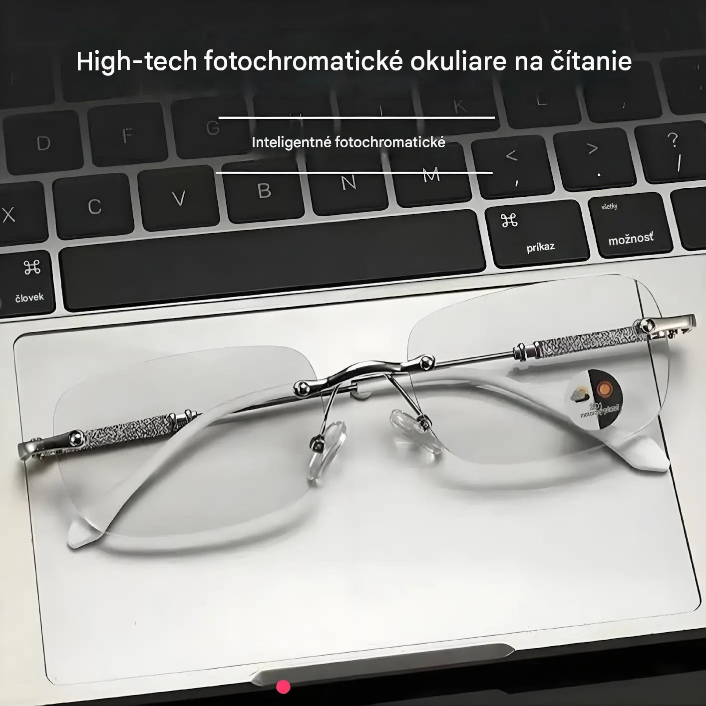 1 kus 23 eur👓 Tieto inteligentné okuliare na čítanie so zoomom sú špeciálne navrhnuté pre ľudí stredného a staršieho veku a majú funkcie zoomu, multifokusu, detekcie svetla, fotochromatiky a blokovania modrého svetla.