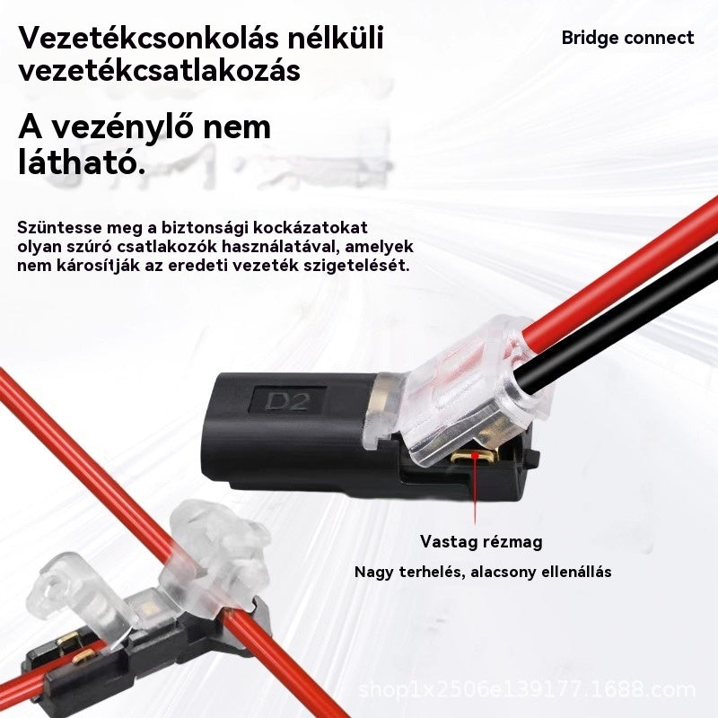 🥳 50% kedvezmény! ⏰ 【1000 darab raktáron】Reteszelő csatlakozó, reteszelő csattal, biztonságos zárással és csúszásgátlóval ⚡️