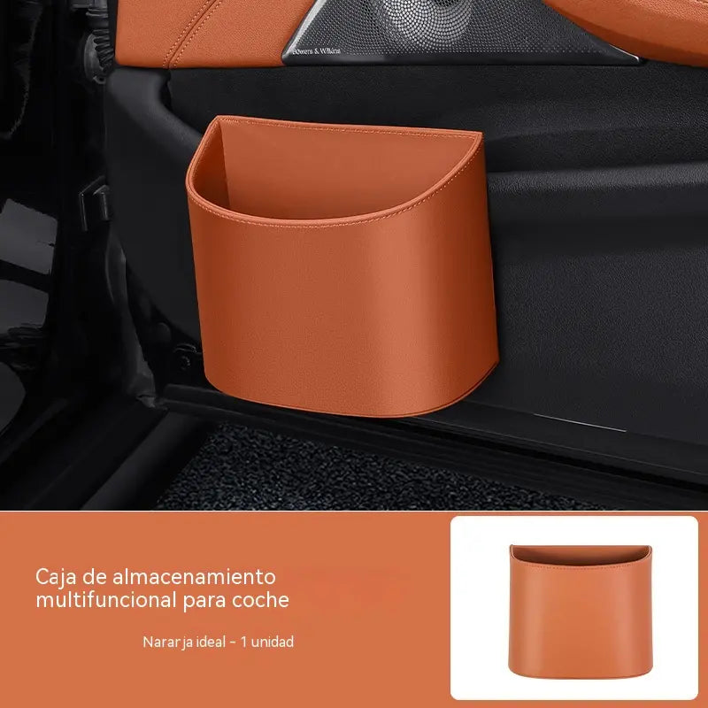 🥳¡Producto estrella de 2026! 🚗🧺 ¡50% de descuento! Portavasos de cuero genuino para puertas de coche 🛡️✨