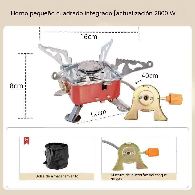 👍👍Mini hornillo de gas portátil para exteriores. Hornillo portátil para camping.