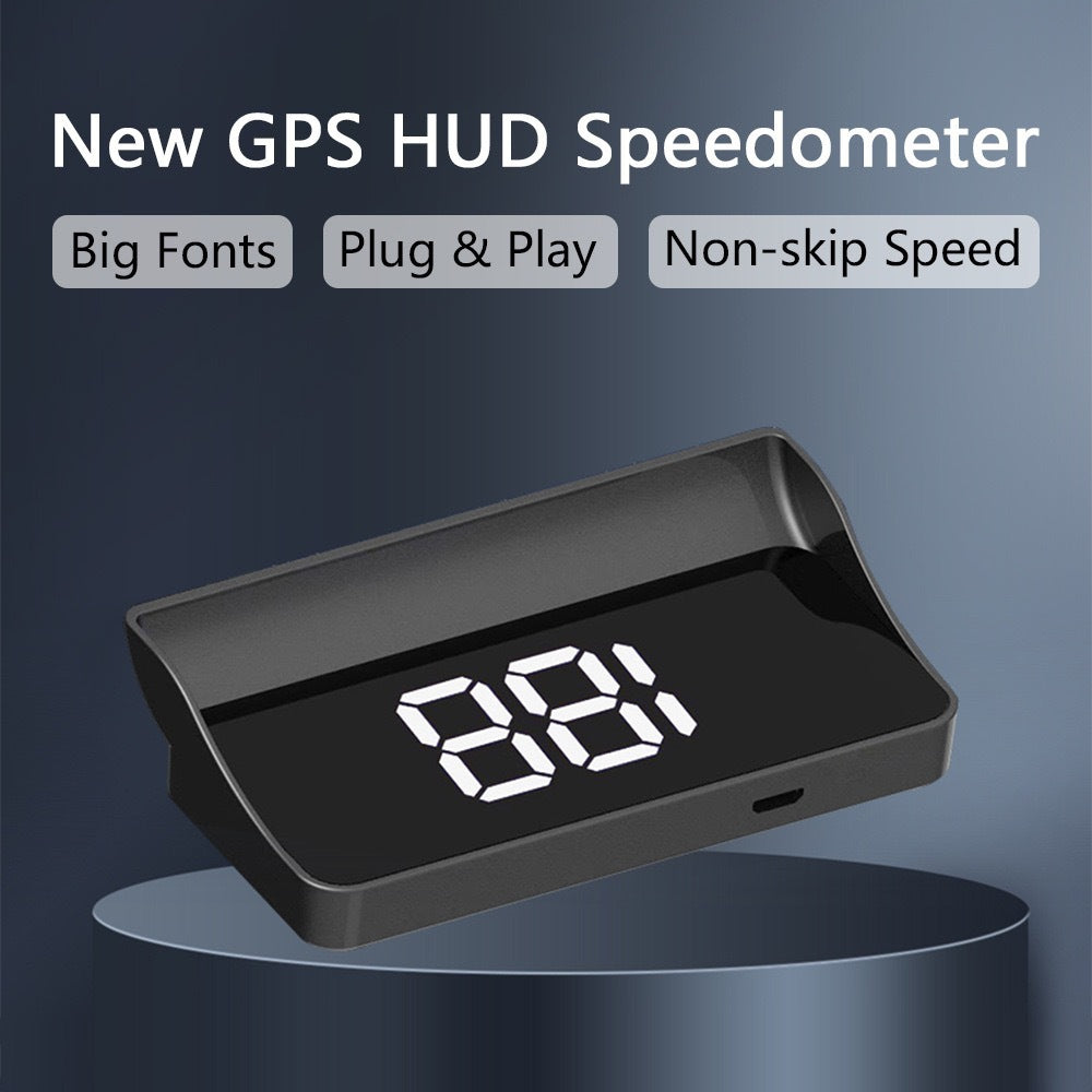 【Swiss Military GPS navigacija s upozorenjima na kamere za mjerenje brzine】Novi GPS brzinomjer i tahometar s HUD zaslonom