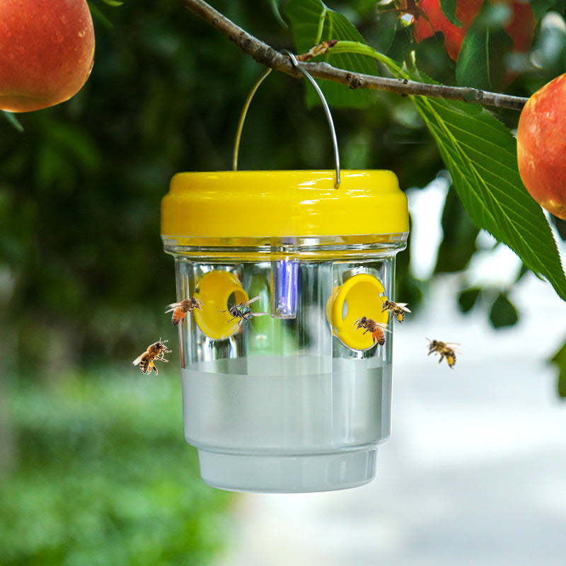 🐝☀️ Trampa solar para avispas para patios y jardines 🔋🌿 – Altamente eficiente, recargable, resistente a la intemperie, cubre hasta 500 metros cuadrados.
