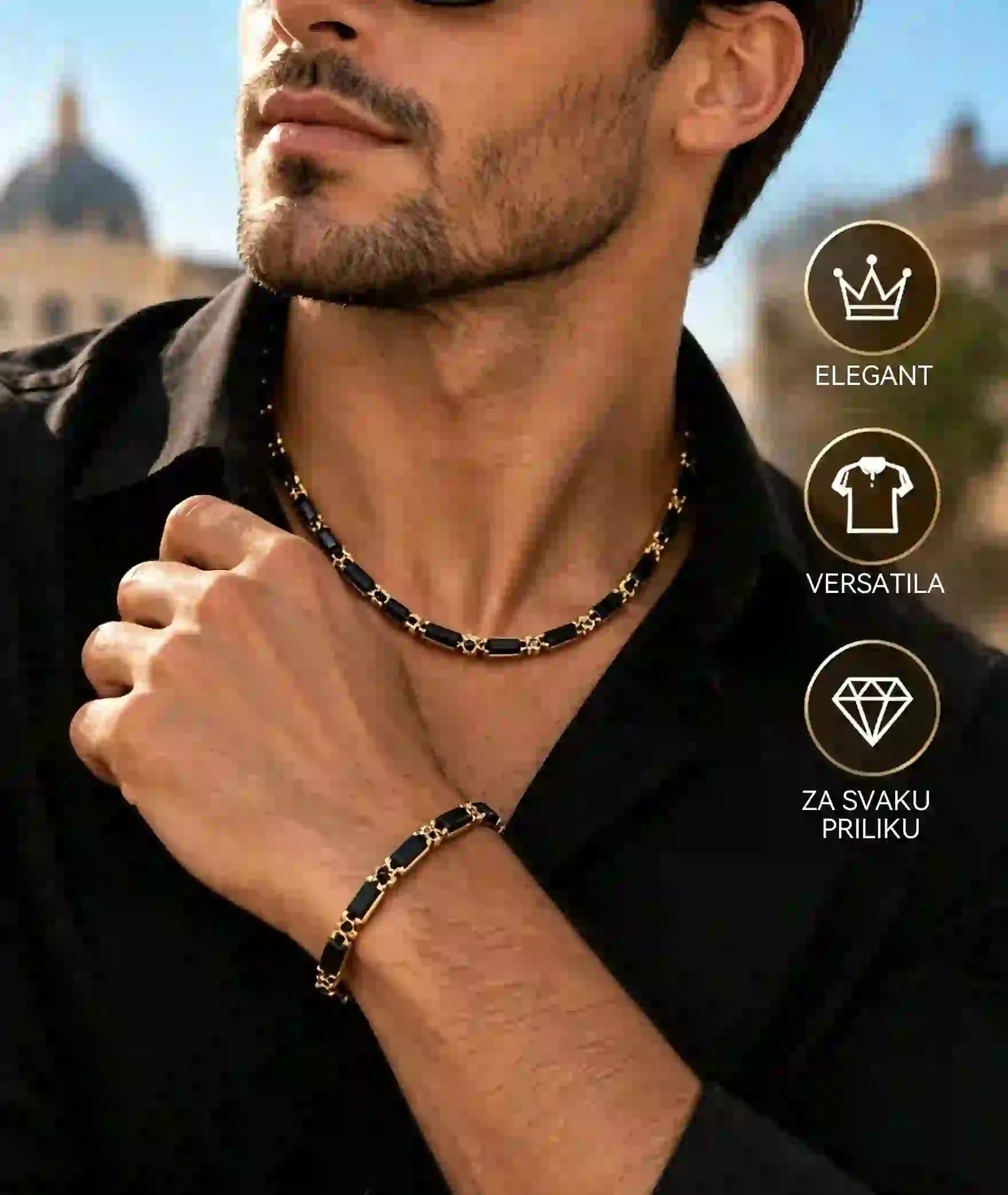 ⏳🔥 50% popusta na ograničeno vrijeme! ⏰ Blistavi set nakita: Odvažan stil, elegantan i plemenit, predstavlja iznimnu kvalitetu 💎✨