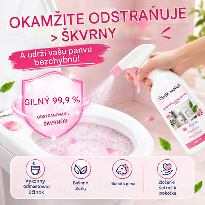 🚿✨ ZĽAVA 50 %! Viacúčelový čistiaci sprej do kúpeľne – Rýchlo rozpúšťa soli a mydlové usadeniny. 🧼💨