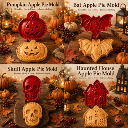 4 artículos 28€-🎃 Juego de moldes para minipasteles de Halloween: 8 diseños espeluznantes para una repostería festiva y sencilla