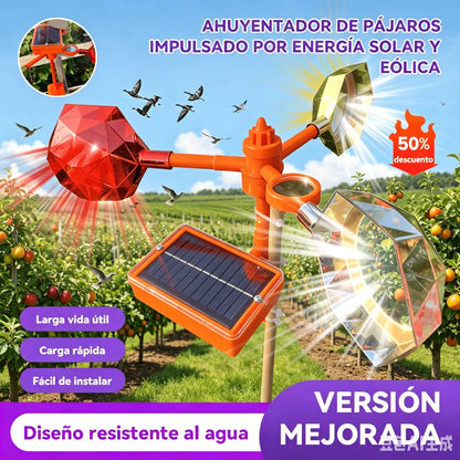 👍Ahuyentador solar de pájaros, libre de contaminación