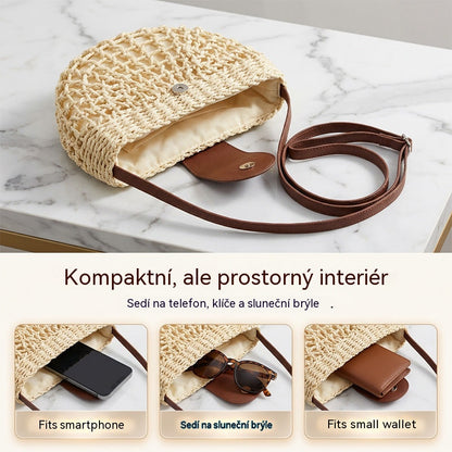 👜 ČASO OBMEDZENÁ ZĽAVA 50%! ✨ Tkaná crossbody kabelka – boho štýl, ručne tkaná, nastaviteľná, ľahká ✨