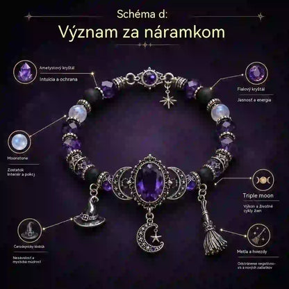 🔥 Časovo obmedzená zľava 49 % – posledný deň! – 🔮 Zdravotný náramok s príveskom a krištáľovým mesiacom