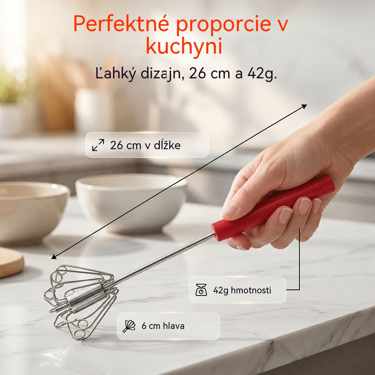 🥳Kúpte 1, získajte 1 zadarmo🥳(2 kusy) 21 eur za kus💞💪 50% zľava! Poloautomatická manuálna metlička na vajcia: stlačte a roztočte – nie je potrebná elektrina.