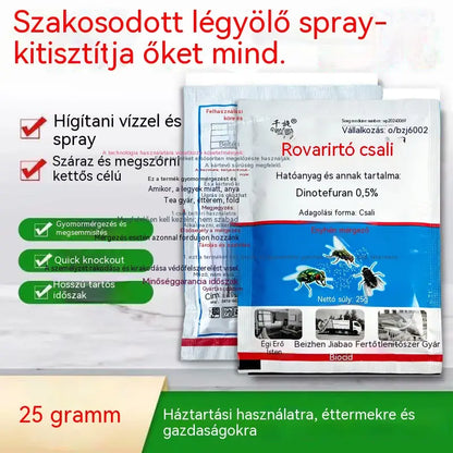 【30%OFF】【10 csomag】🦟 Kifejezetten szúnyogok és legyek irtására tervezték gazdaságokban, egyetlen csomaggal elpusztíthatja a bolhákat/szöcskéket/csótányokat/legyeket/szúnyogokat!