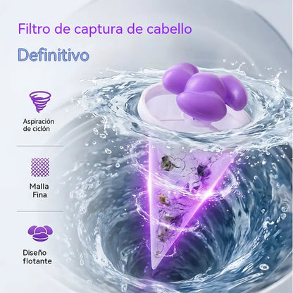🌀6 piezas 25€✨ Filtro Flotante para Lavadora – Atrapa Pelusas, Cabellos y Pelos de Mascota en Cada Lavado 🧺