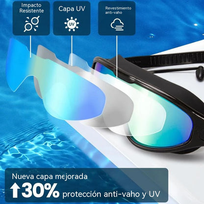 🏊‍♂️Oferta especial de verano: 49% de descuento🔥Gafas de natación de visión amplia, antivaho y con protección UV