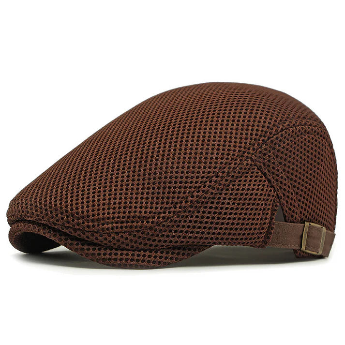 Gorra plana transpirable con correa ajustable