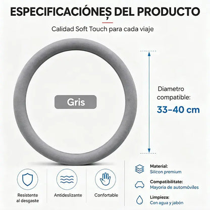 Funda protectora para el volante del coche