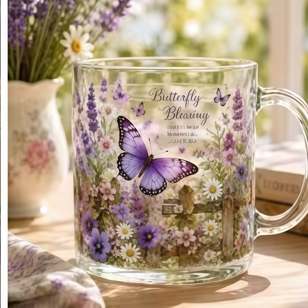 🌸 Serija staklenih čaša Garden Dawn ograničenog izdanja za 2026. ☕🐦