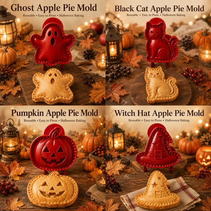 4 artículos 28€-🎃 Juego de moldes para minipasteles de Halloween: 8 diseños espeluznantes para una repostería festiva y sencilla