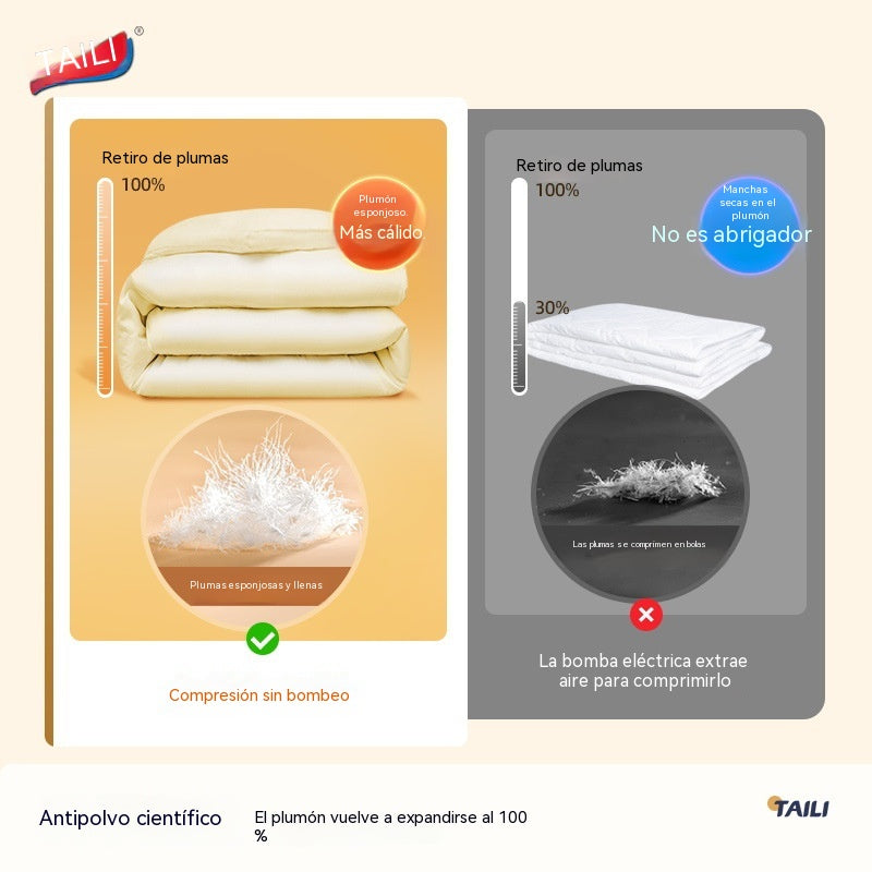 🧳【56*80cm】【Juego de 5 piezas】💨 Bolsa de almacenamiento al vacío grande y comprimible: no requiere bomba, es a prueba de fugas e ideal para ahorrar espacio en maletas y en casa ✈️