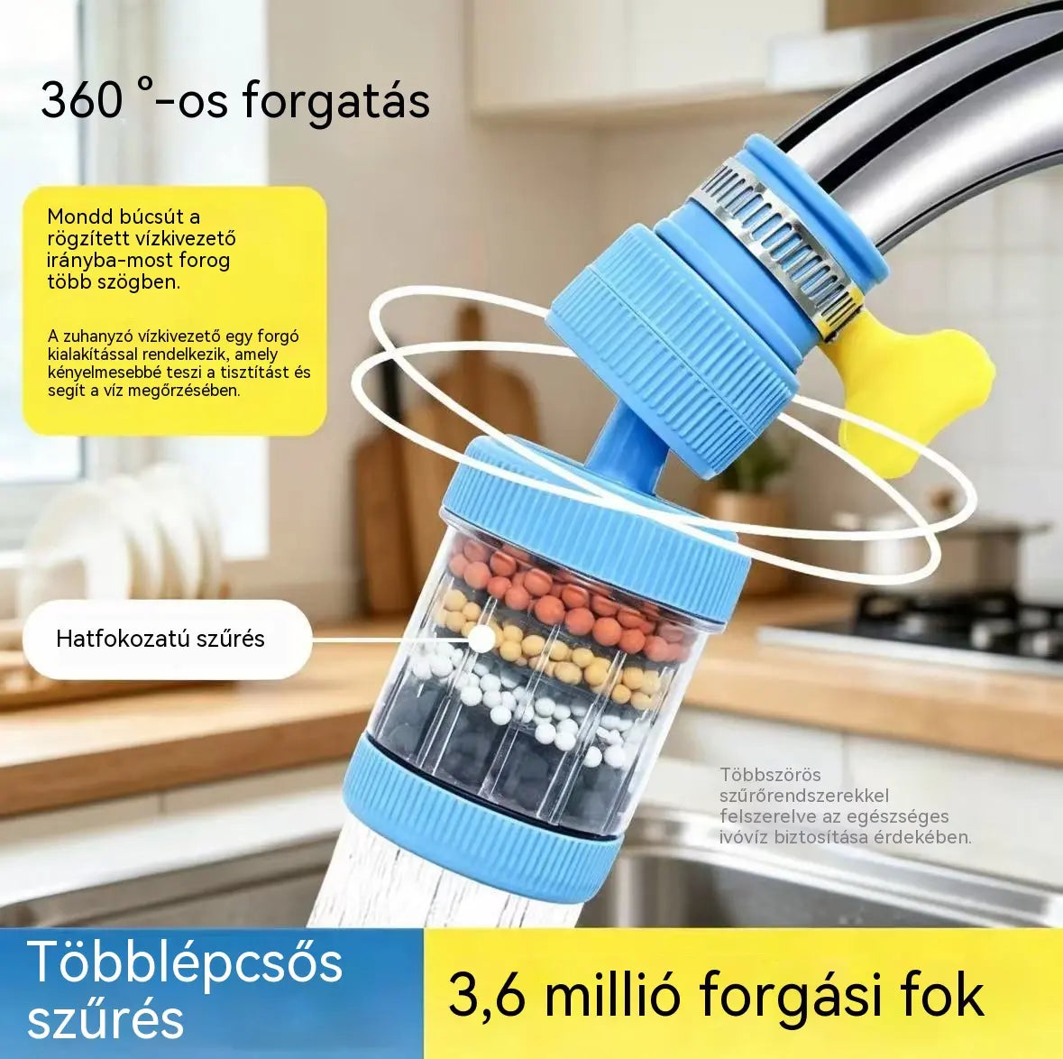 2 termék 8200 Ft. 🔥 Vásárolj egyet, és a másodikat ingyen kapod! 💧 Csapszűrő: javítja a csapvíz minőségét.