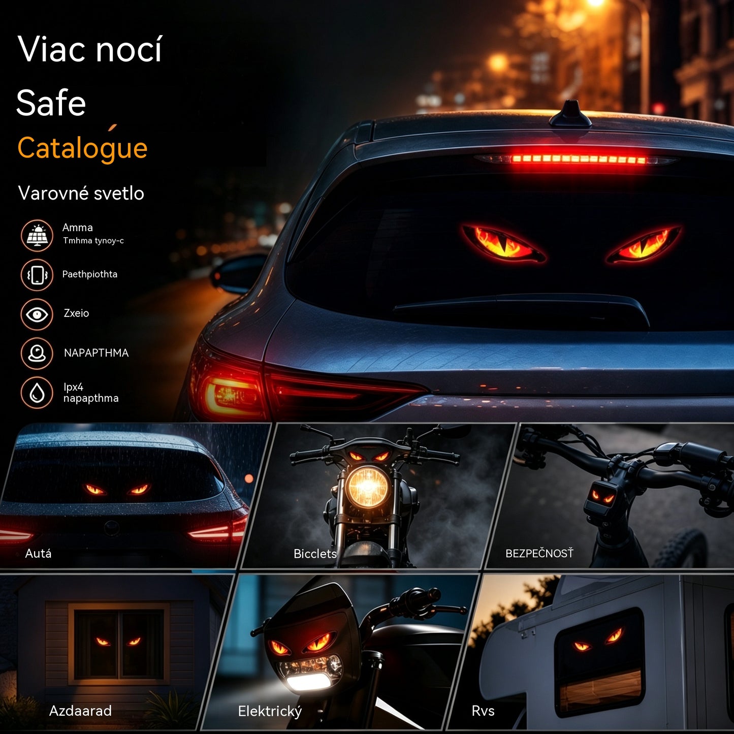 【Kúpte 1, dostanete 1 zadarmo】🚗👀 Solárne LED výstražné svetlo do auta | Získajte všetku pozornosť a zvýšte bezpečnosť jazdy – bezdrôtové, s automatickou detekciou a univerzálnym použitím ✨