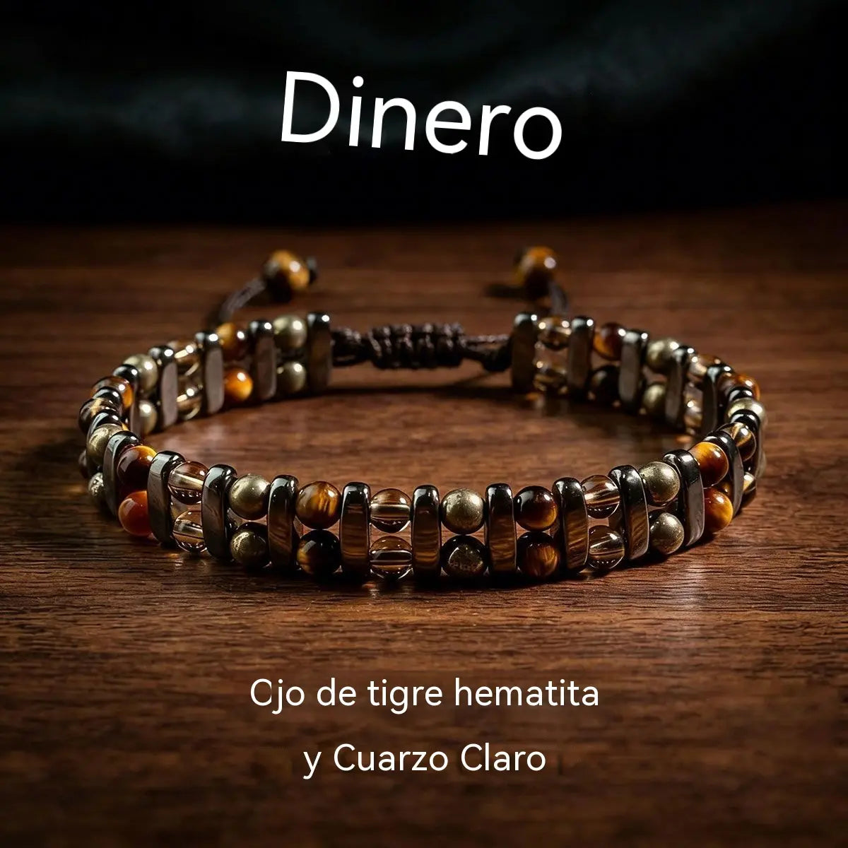 🌟🌟Pulsera de moda para hombre con ojo de tigre natural