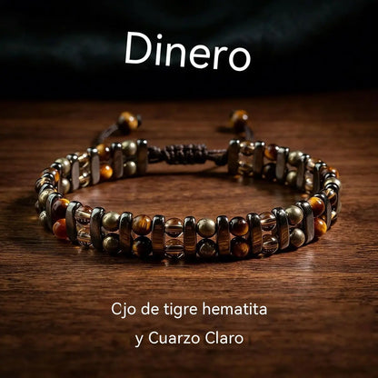 🌟🌟Pulsera de moda para hombre con ojo de tigre natural