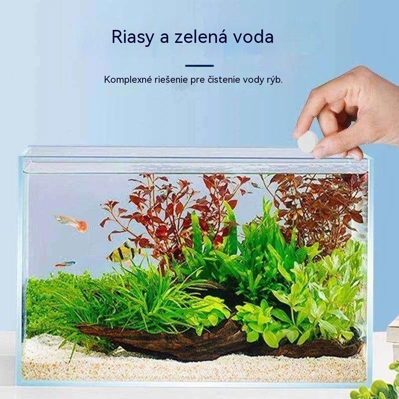 🐠🌿 Odstraňovač machu a zelenej vody do akvárií