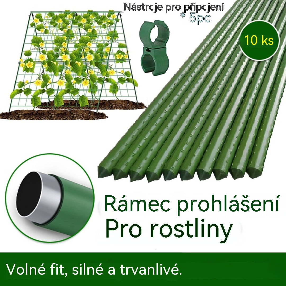 🌱🌱🌱 Lezecká věž Vines - silné ocelové trubky s plastovým vnějším krytem