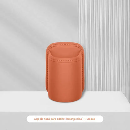 2 artículos por 26 €-Portavasos para asiento o puerta de automóvil; bolsa organizadora de almacenamiento para el lado del pasajero delantero.
