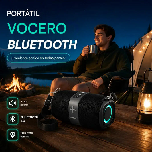 🥳 Oferta imperdible 2026 ❤️ Altavoz Bluetooth portátil con graves potentes