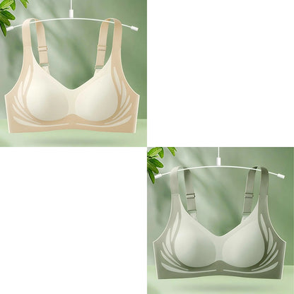 😍49 % popust【Komplet 2】1 komplet 23 EUR Ženski enodelni brezžični modrček【40-85KG】