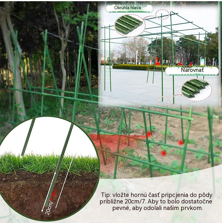 🌱🌱🌱 Lezecká věž Vines - silné ocelové trubky s plastovým vnějším krytem