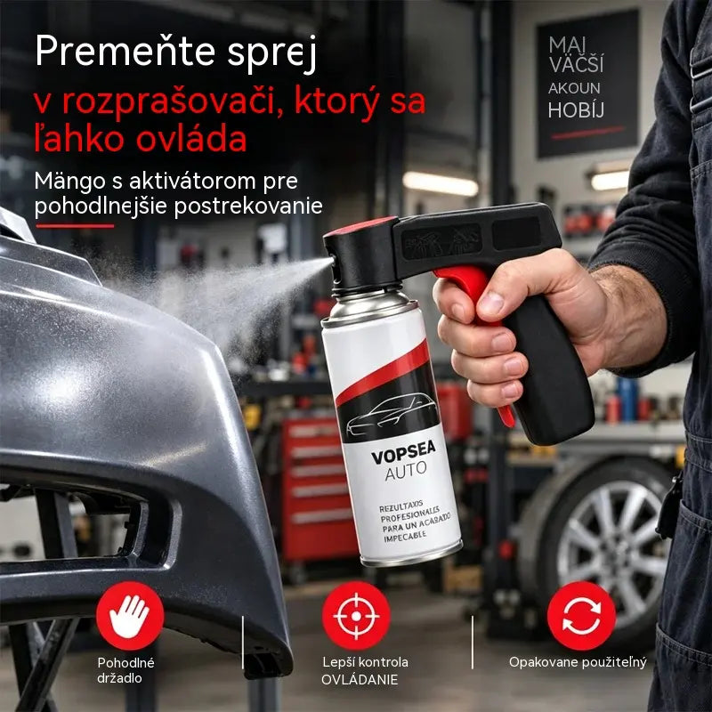 🔥🔥Kúpte 1, druhý získate zadarmo🔥2 kusy za 20 eur🔥🎨🔧 Prídavná rukoväť na spreje | Ergonomický úchop na lakovanie áut, stien a kutilské projekty
