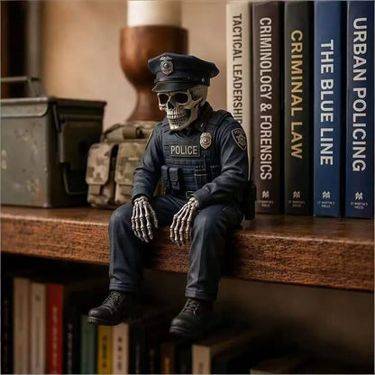 💀🚒Figura de calavera de bombero