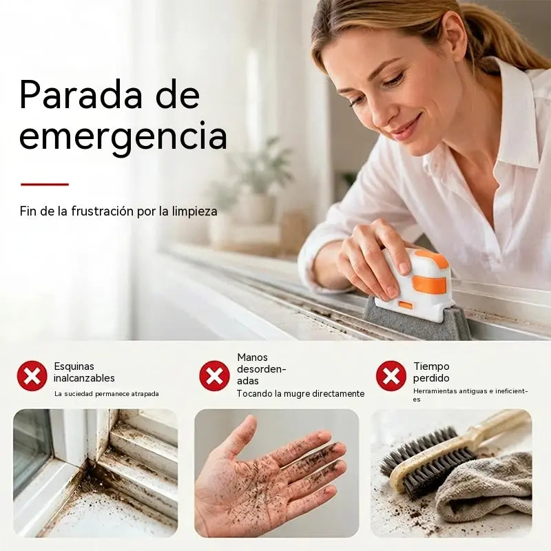 🥳Artículo más vendido de 2026🥳💞 ¡Más de 50.000 unidades vendidas! 🧽🔧 Herramienta para limpiar rieles de ventanas