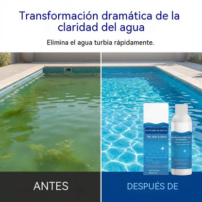 ⏰Compra 1 y recibe 1 gratis🏊‍♂️ 2 piezas 26 €🏊‍♂️ Líquido Clarificador para Piscinas – Agua Transparente en Horas, Sin Esfuerzo ✨