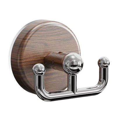 ⏰⏰⏰【30%OFF】【5 pieza por 24 euros】Últimas 4 horas: Gran oferta 🔥Gancho de ventosa multifuncional con veta de madera