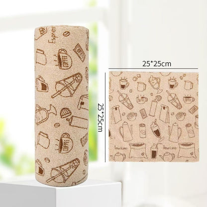 3 artículos 30€-[3 rollos duran más de un año.] Rollos de paños de limpieza reutilizables y multiusos.