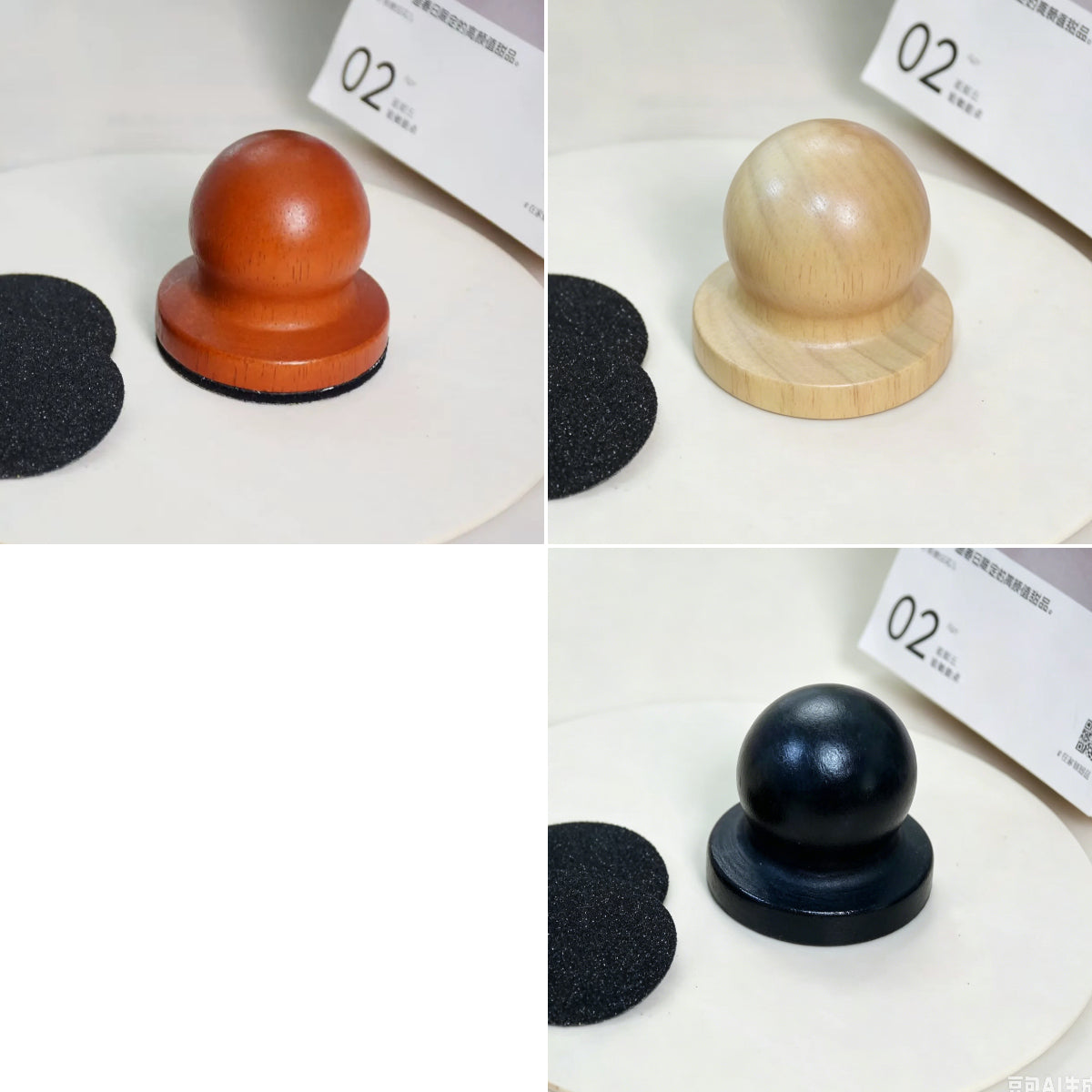 🐕 Lima de uñas de madera para mascotas – Papel de lija reemplazable, no corta la parte sensible de la uña.