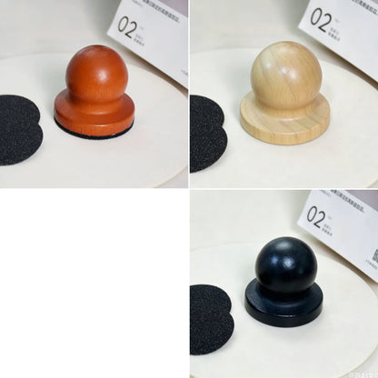 🐕 Lima de uñas de madera para mascotas – Papel de lija reemplazable, no corta la parte sensible de la uña.