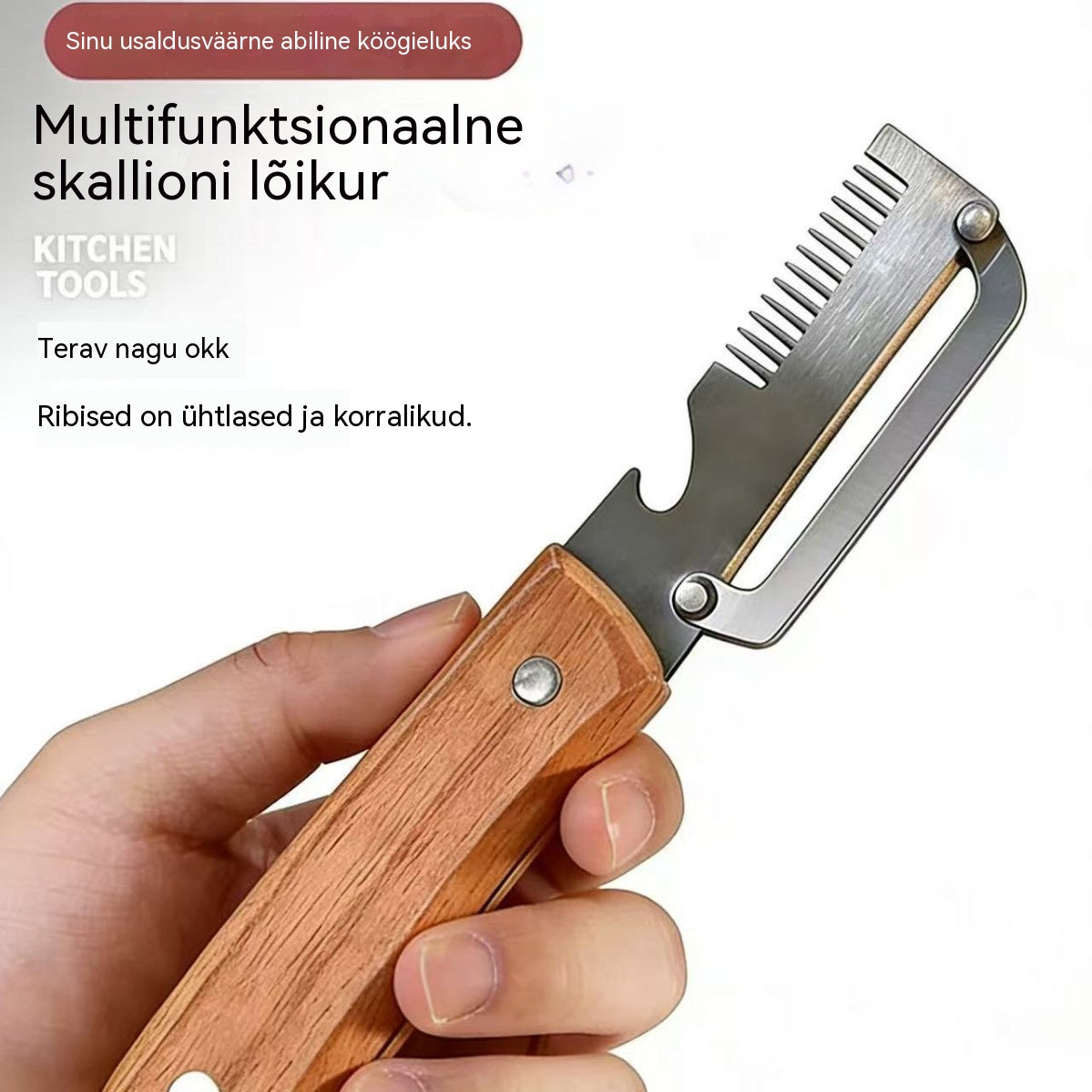 【Osta kaks, saad kaks tasuta!】 Kolme ühes mitmeotstarbeline köögikoorija: koorib, lõikab ning avab pudelikorke!
