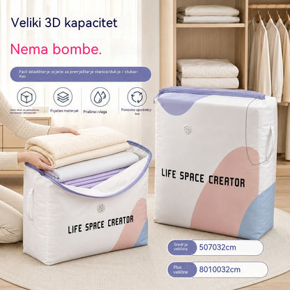 🧳【Set od 5 dijelova】💨 Velika, stlačiva vakuumska vrećica za pohranu: nije potrebna pumpa, nepropusna je i idealna za uštedu prostora u koferima i kod kuće ✈️