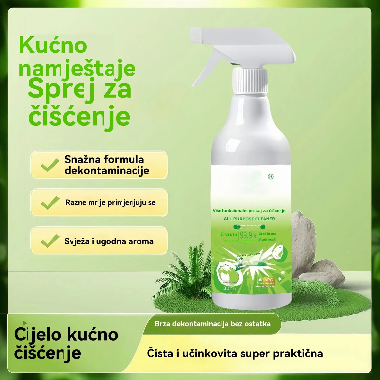 🔥 Promocija 2026 50% POPUSTA🔥Univerzalni sprej za čišćenje, bez ispiranja